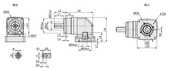 PAR系列斜齒輪行星減速電機 PAR系列斜齒輪行星減速電機