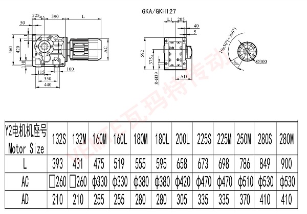 KA KH127減速機(jī)圖紙 KA KH127減速機(jī)圖紙