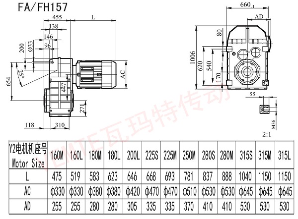 FA FH157157減速機圖紙 FA FH157157減速機圖紙
